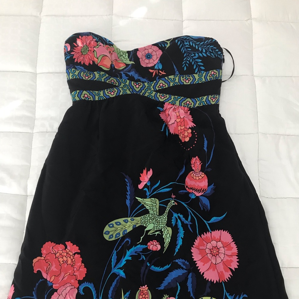tibi strapless dress